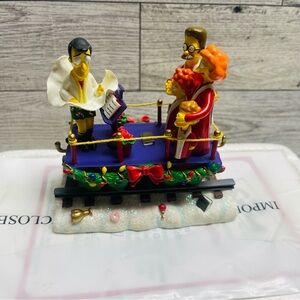 Festive Holiday Train Figurine with Choir